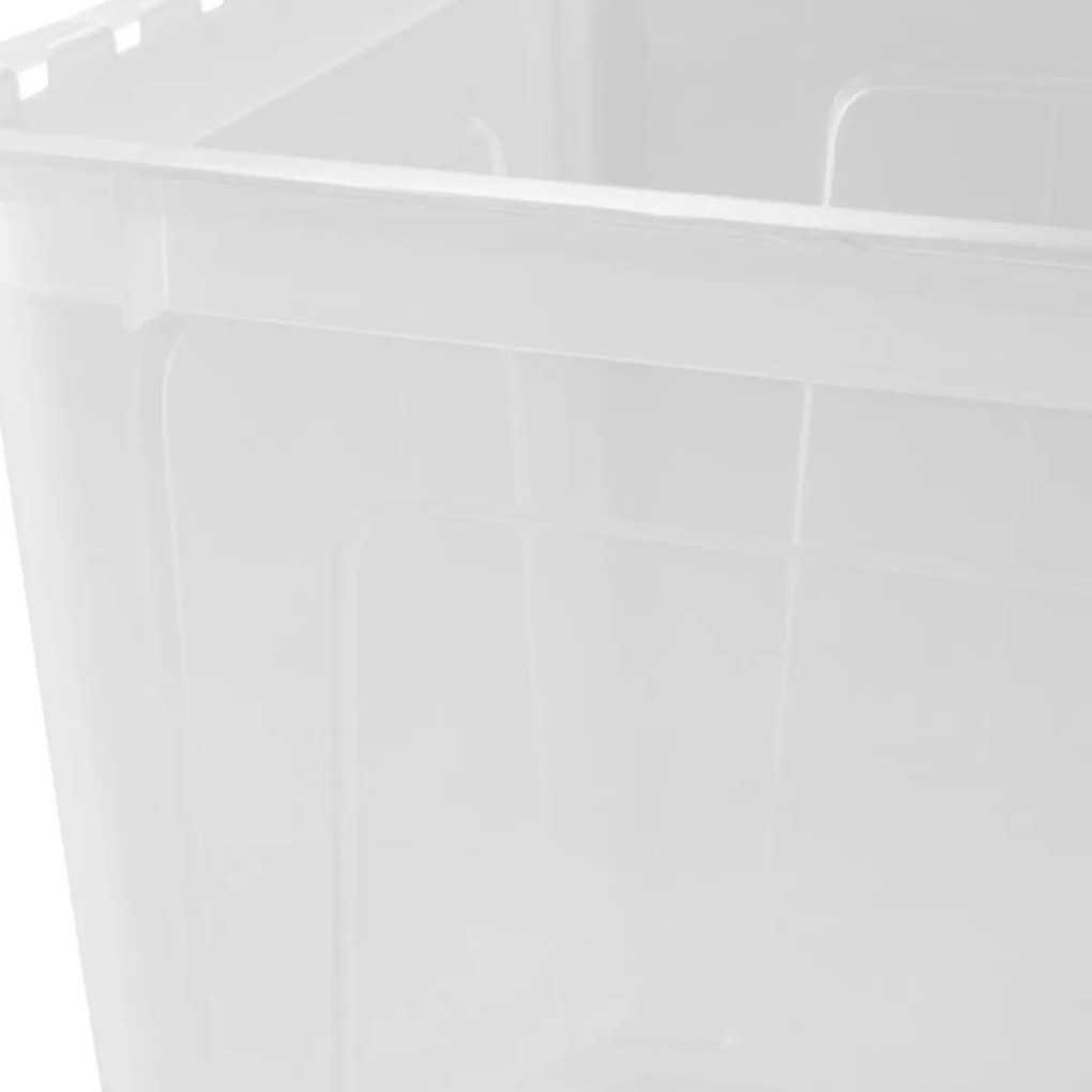 Keeeper Úložný box s vekom BEA Clearbox 43L, 59 x 39 x 27 cm