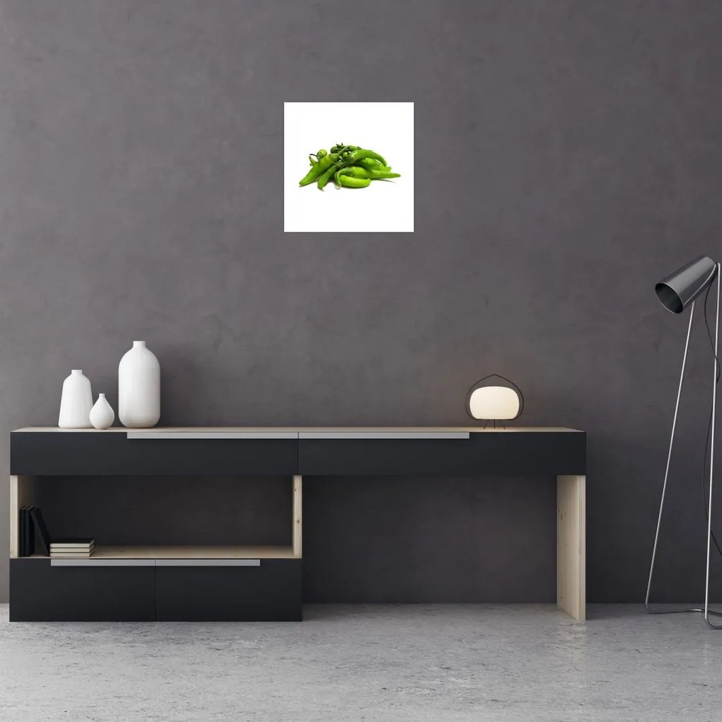 Zelené papričky - obraz