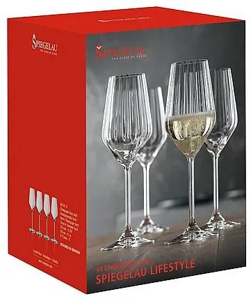 Spiegelau Lifestyle poháre na šampanské 310 ml, 4 ks