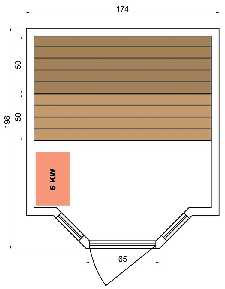 France Fínska sauna ZEN 4