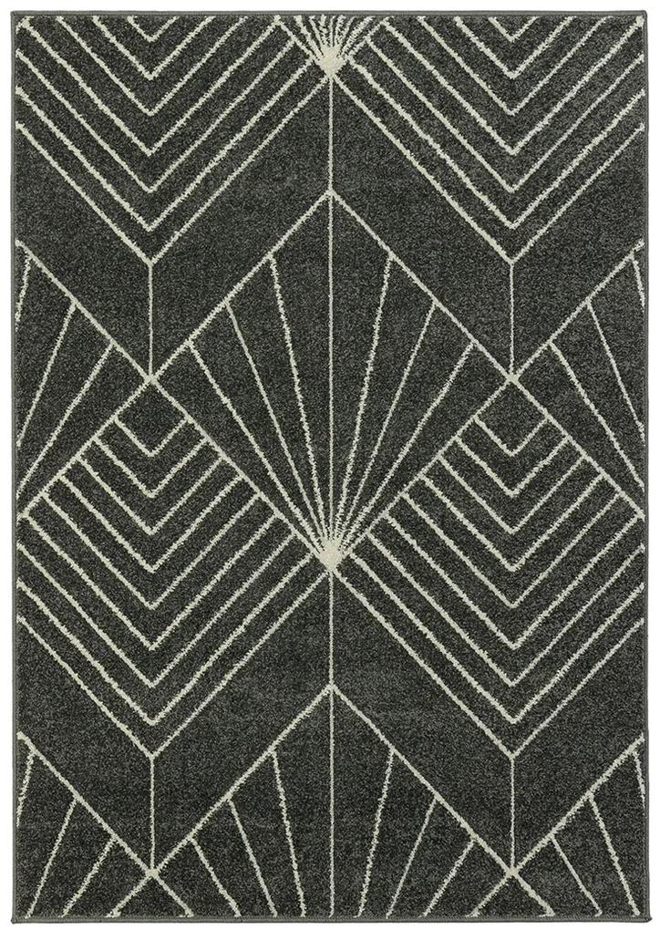 Koberce Breno Kusový koberec PORTLAND 58/RT4E, sivá, viacfarebná,200 x 285 cm