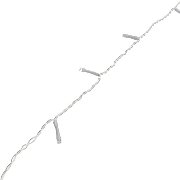 Aigostar - LED vonkajší vianočný reťaz, 150×LED, 6 W, 230 V, 8 režimov, 1,5×1 m, IP44, studená biela + diaľkové ovládanie