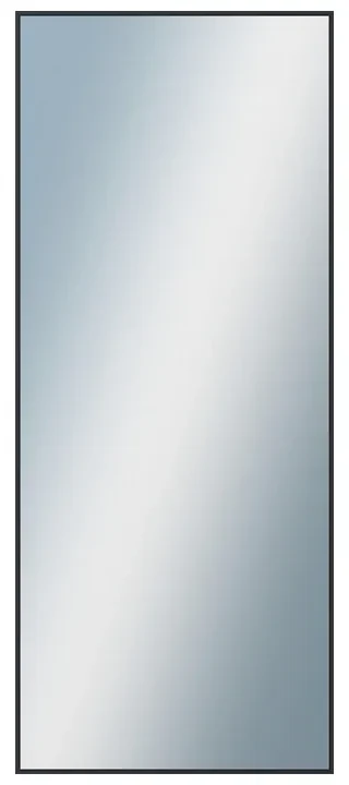 DANTIK - Zrkadlo v rámu, rozmer s rámom 50x120 cm z lišty Hliník čierna (7001021)