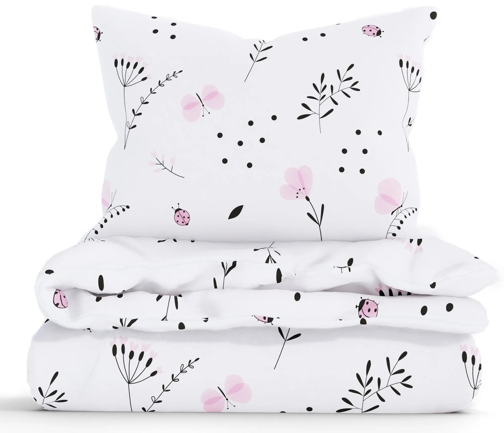 Predĺžené bavlnené obliečky Renforcé – Lúka