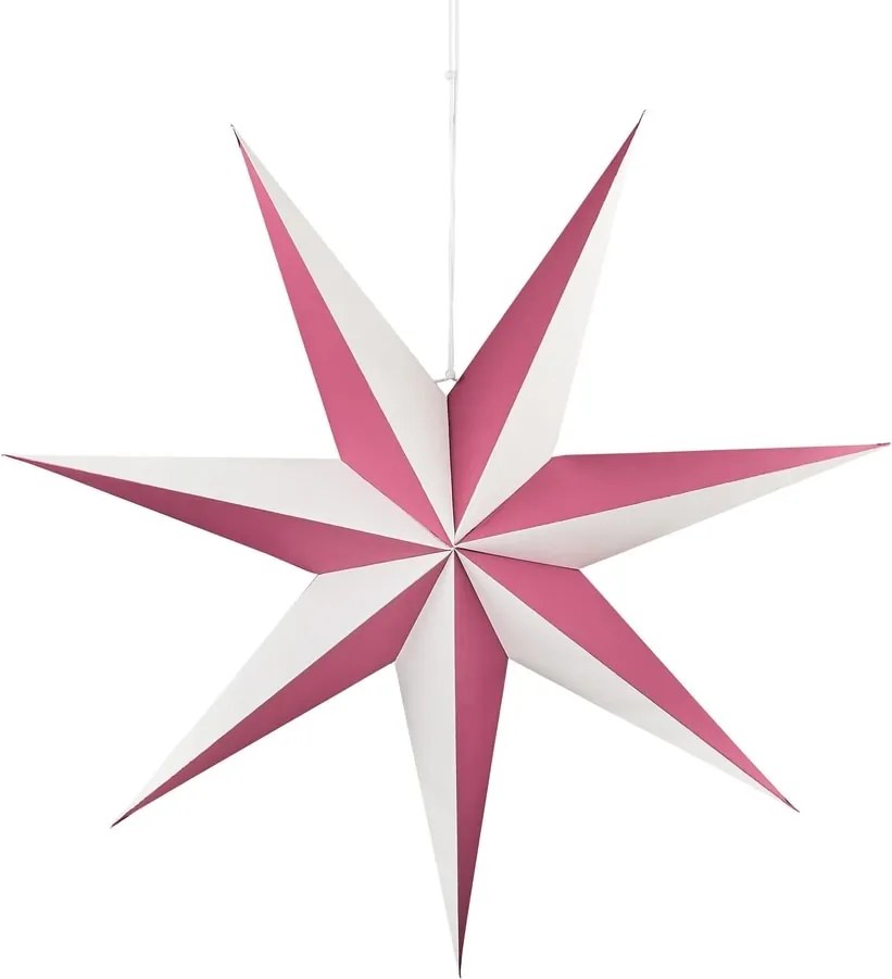 LATERNA MAGICA Papierová dekoračné hviezda 60 cm - malinová