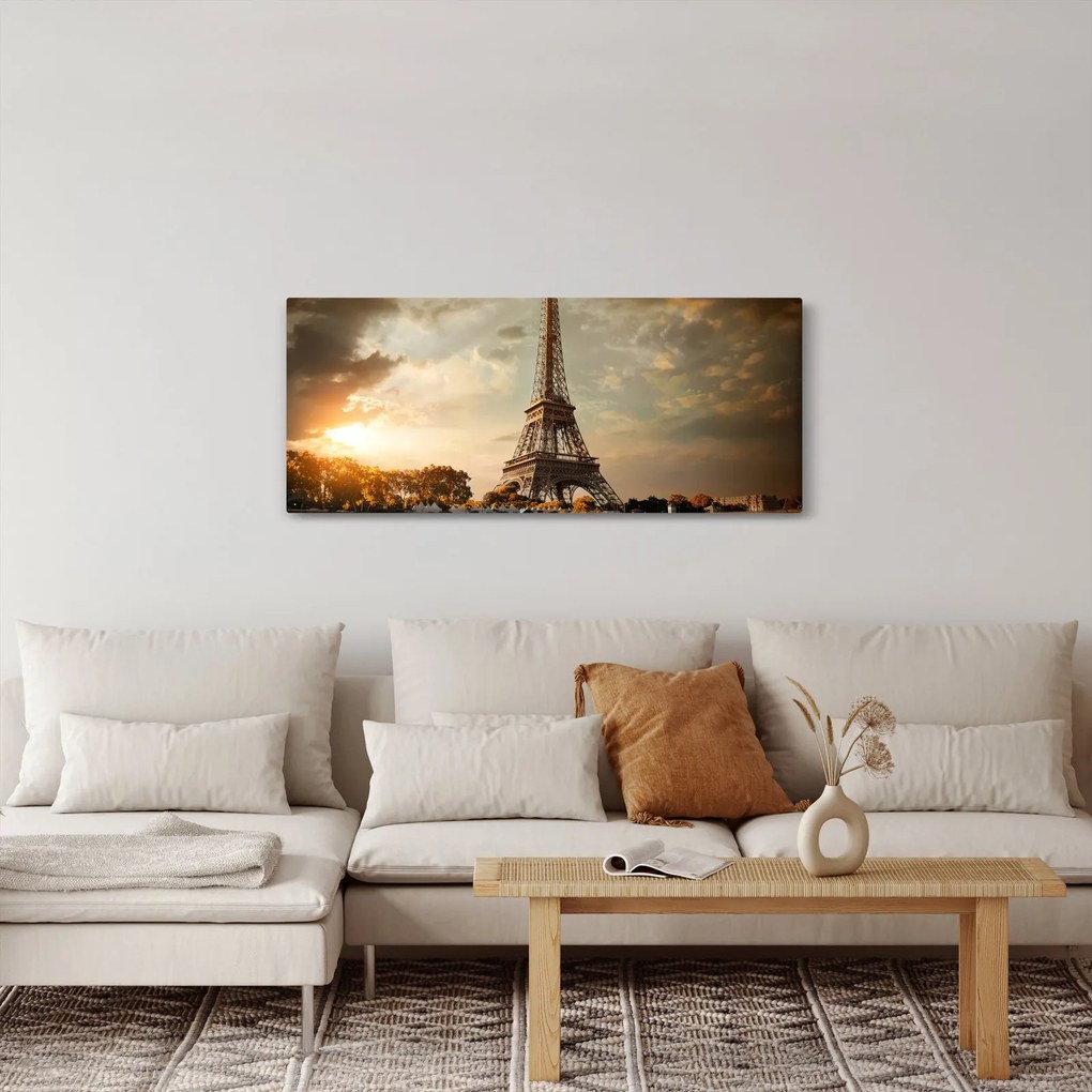 Obraz - Eiffelova veža, Paríž, Francúzsko (120x50 cm)