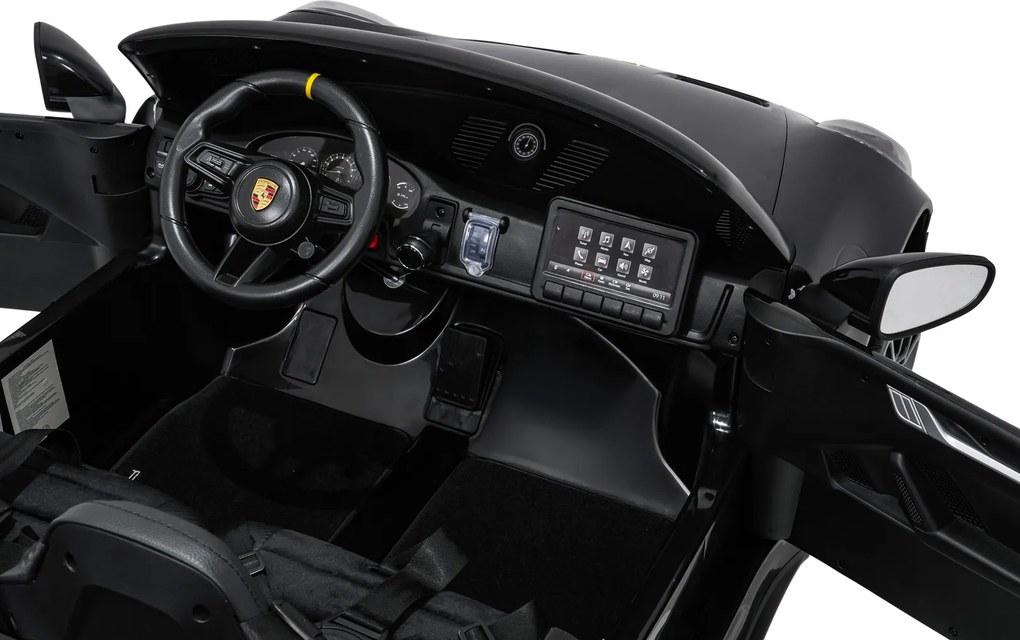 Ramiz Detské pretekárske auto Porsche 911 GT3 čierne