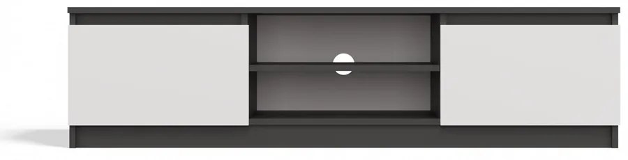 TV skrinka Musecalo 140 (antracit + biela). Akcia -23%. Vlastná spoľahlivá doprava až k Vám domov. 1132503