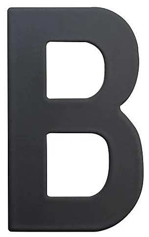 Domové písmeno v plochom „2D“ prevedení RICHTER RN.75L (čierne), B, RICHTER Čierna matná
