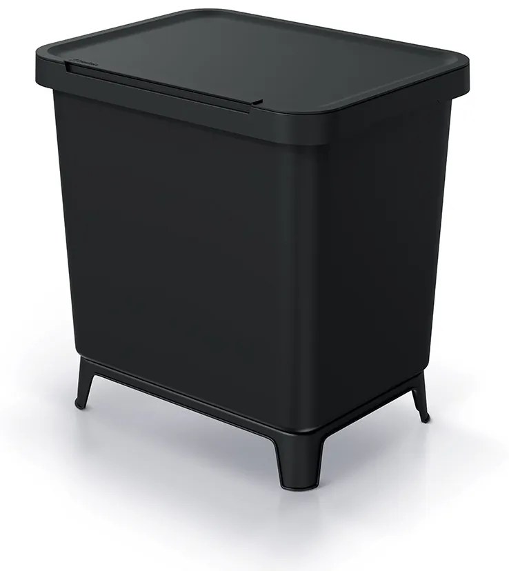 Odpadkový kôš, 2 x 10 l, čierna