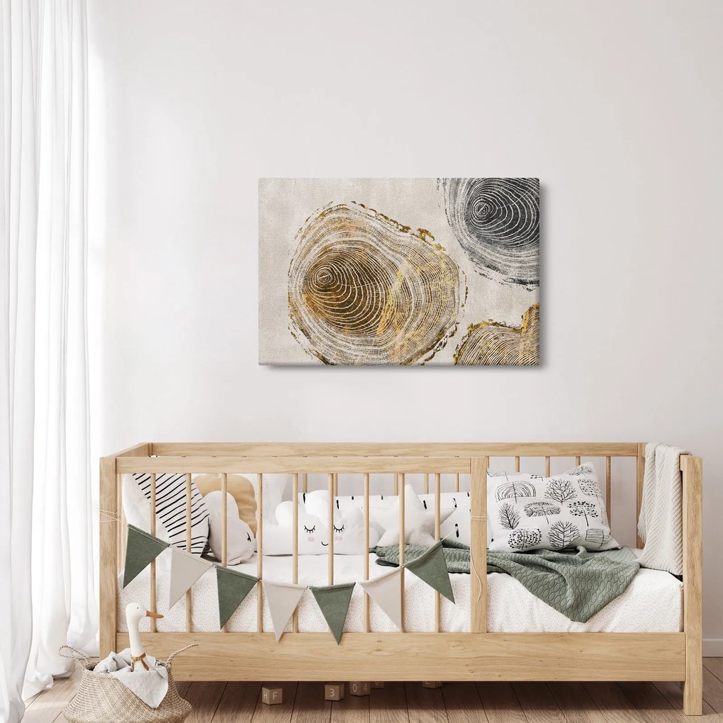 Obraz - Abstrakcia kmeňov (90x60 cm)