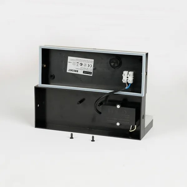 Brilagi-LED Vonkajšie nástenné svietidlo so senzorom TESSI LED/10W/230V čierna IP54