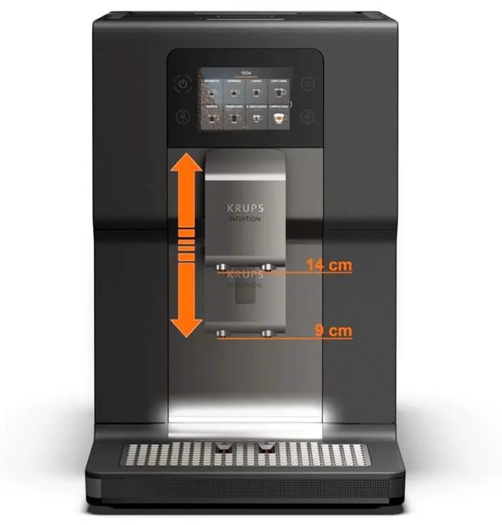 Automatický kávovar Krups Intuition Preference Plus EA875U10 (použité)
