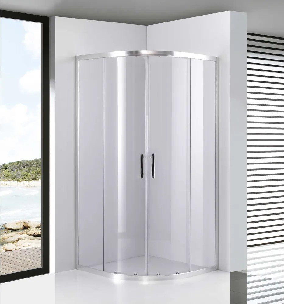 Avignon 6mm zakrivený Sprchový kút 90*90 190cm