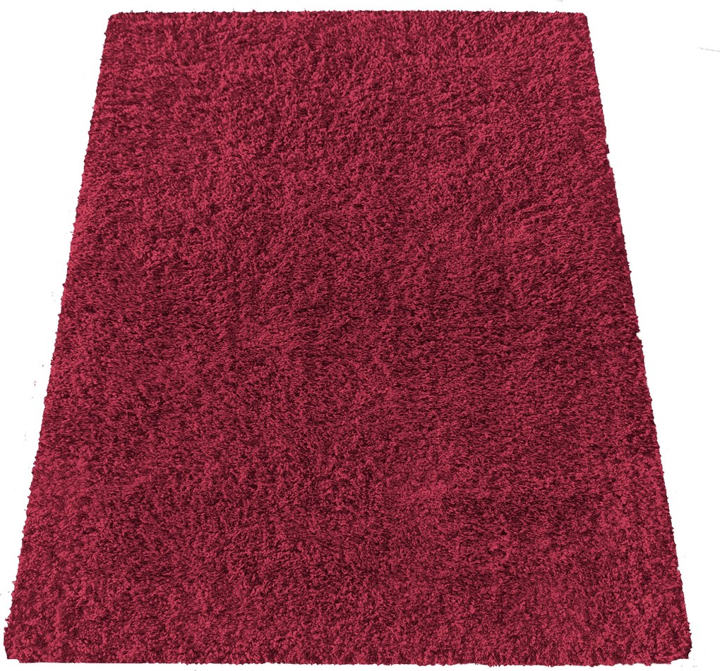 DY Červený protišmykový shaggy koberec Camel Rozmer: 200x290 cm