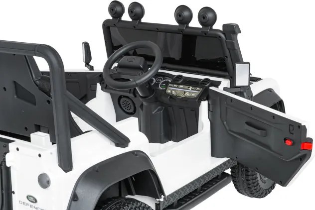 Elektrické autíčko Land Rover Defender 110 SVX biele