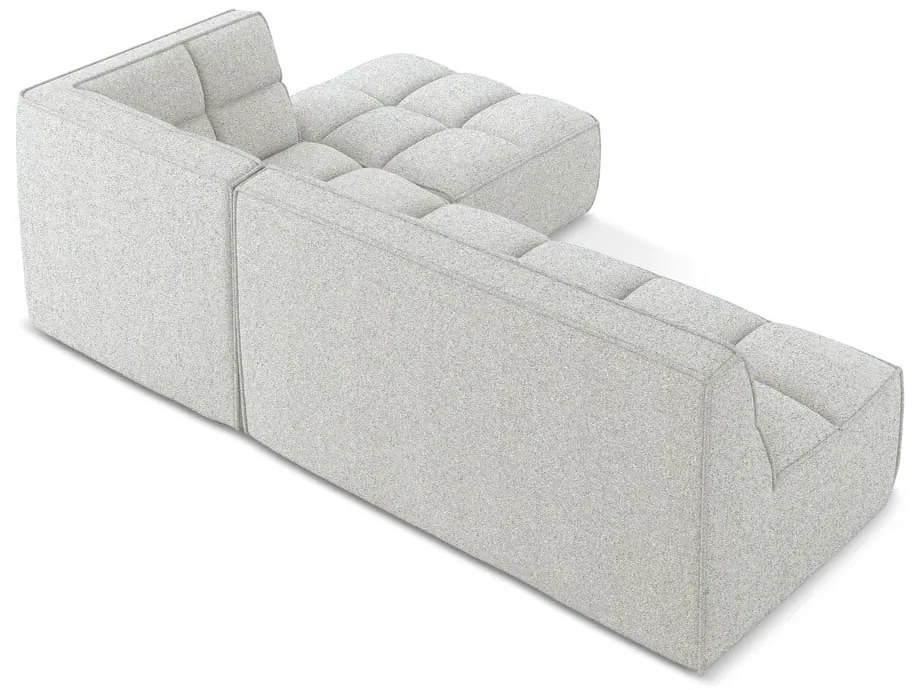 Krémovobiela modulárna rohová pohovka (variabilná) Kalai – Makamii