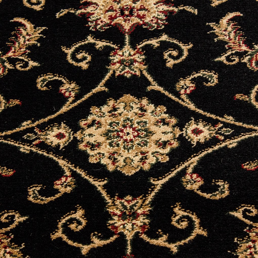 Ayyildiz, Kusový koberec Marrakesh 210 black, 160x230, čierna, kancelária