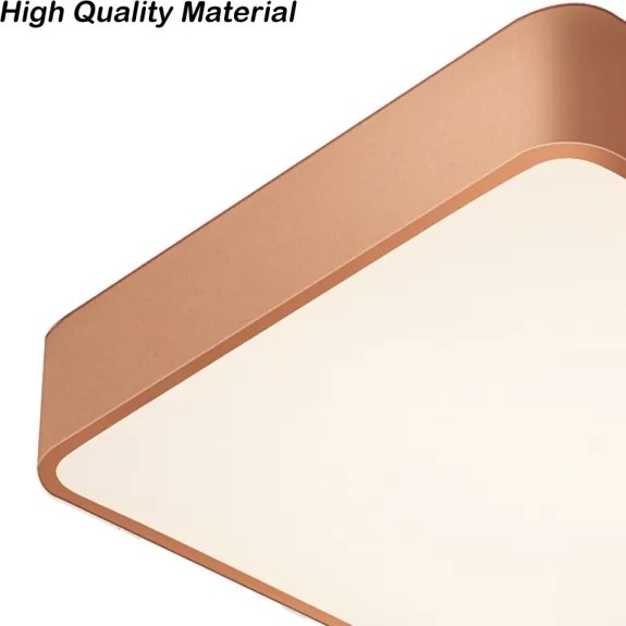 BRILAGI - LED stmievateľné stropné svietidlo POOL SQUARE LED/36W/230V 40x40 cm medená + s diaľkovým ovládaním