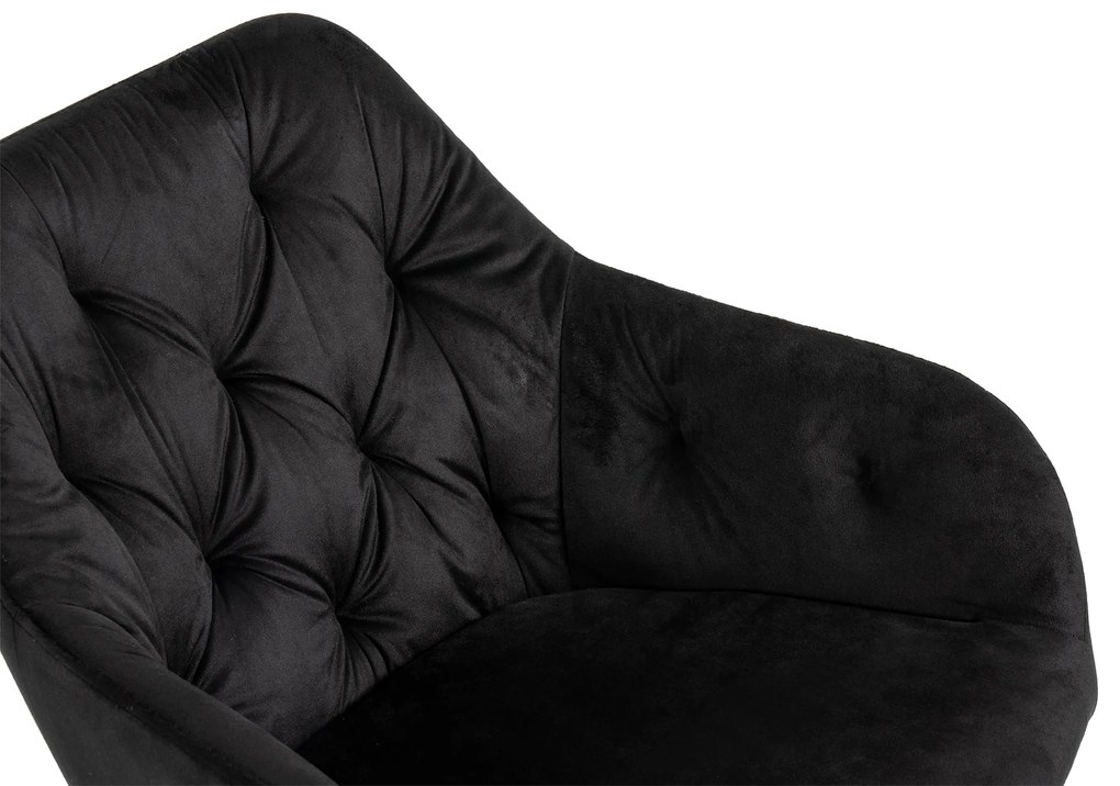 Noela Zamatová jedálenská stolička SIENA čierna