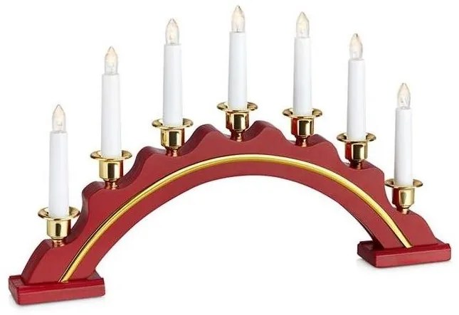 Markslöjd 704769 - LED Vianočný svietnik CELINE LED/1,4W/230V červená ML1285
