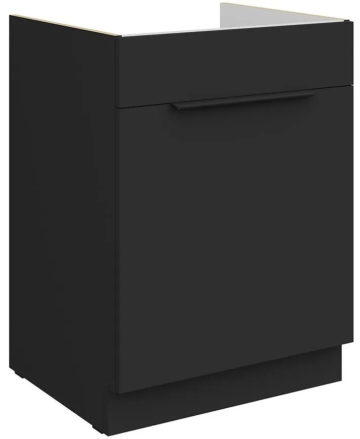 Kuchynská skrinka Aria-Bl/Bl Anti Fingerprint 60zl 1s Bb