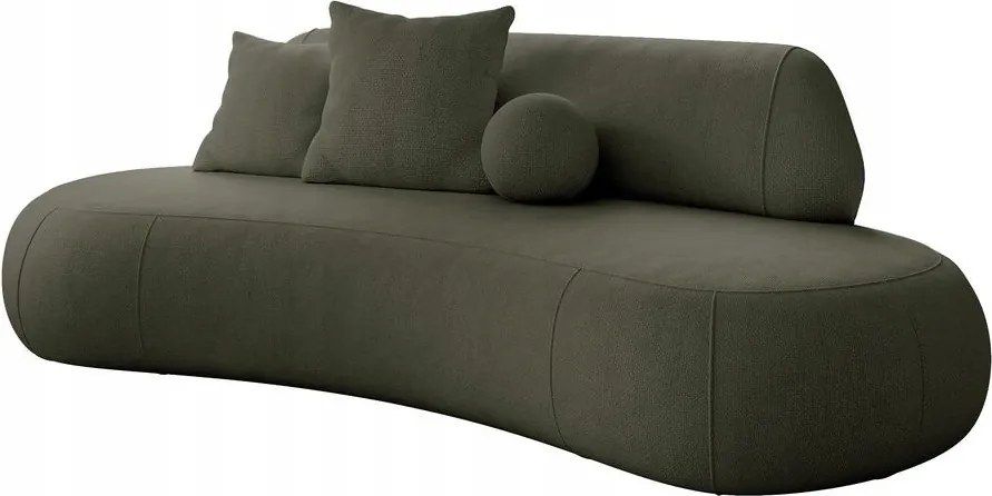 Pohovka trojsedačka Bally (tmavozelená čierna)