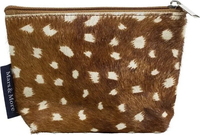 Kožená taštička na make up Jelen - 15 * 5 * 12cm