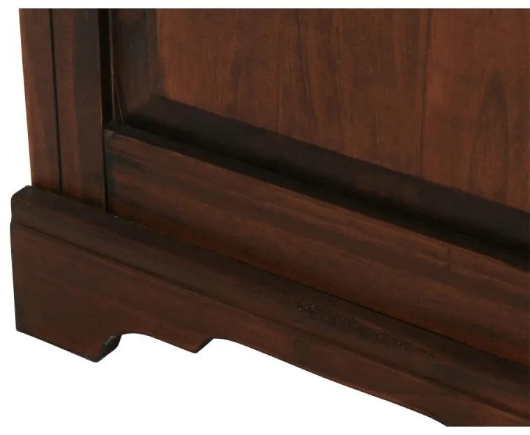 furniture-nabytek.cz - Masívna komoda Catana z borovice, lakovaná, hnedá – 170×50×90 cm