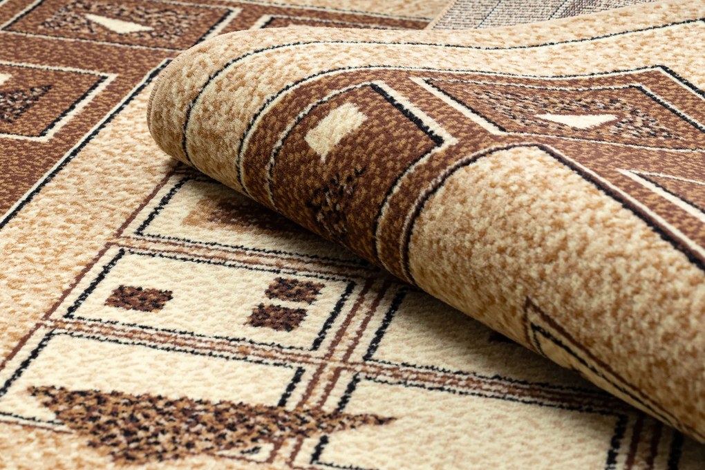 Koberec BCF Morad DETA geometrický, béžový