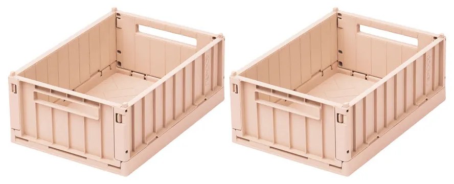 Úložné boxy LIEWOOD Weston "S" Ružové 2 kusy