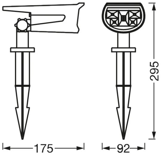Ledvance - LED RGB Solárne svietidlo ENDURA LED/0,5W/3,6V IP44