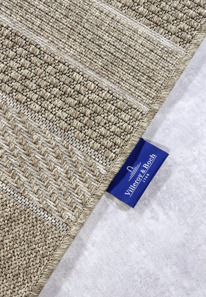 Villeroy & Boch, Kusový koberec Villeroy & Boch 106080 Brown – na von aj na doma, 155x230, hnedá, chodba / predsieň