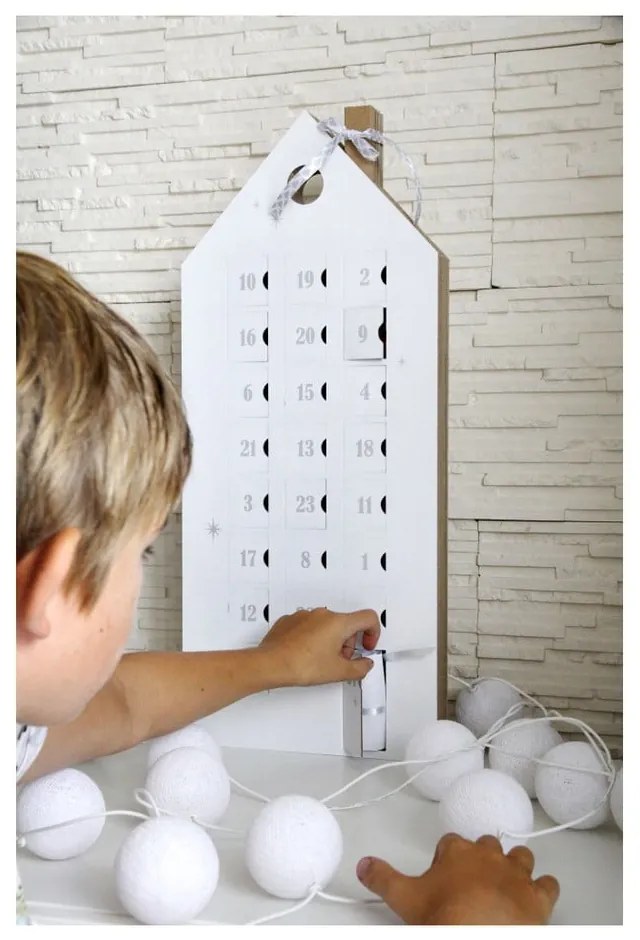 Adventný kalendár so striebornými detailmi Unlimited Design for kids