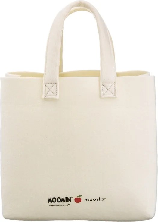 Taška Moomin Joyful Apples 25x25cm, béžová