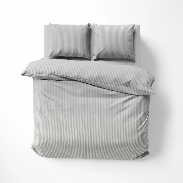INTERMEDIC SK Luxusná damašková obliečka svetlo sivá 140x200/70x80 cm