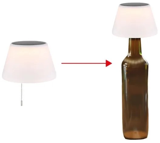 Globo 36000 - LED Solárne tienidlo na fľašu 10xLED/1,5W/3V IP44