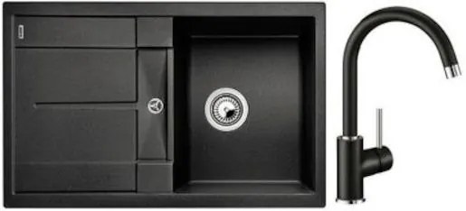 Blanco Metra 45 S set drezu a batérie 78x50 cm antracit SETB1