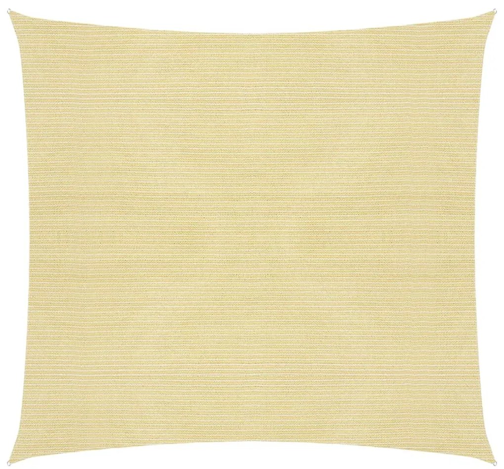vidaXL Tieniaca plachta 160 g/m² béžová 4x4 m HDPE