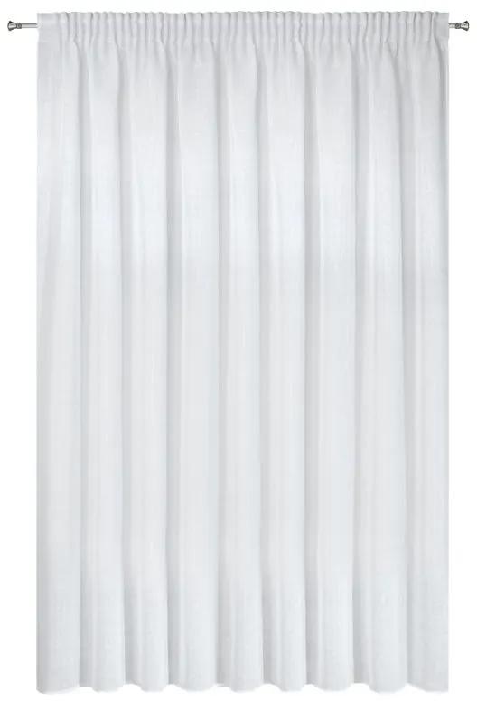 Biela záclona na páske VIOLA 400x250 cm