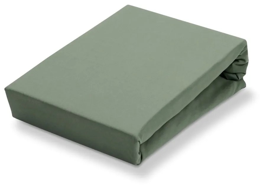 Vandyck Prestieradlo Vandyck Jersey Supreme XXL 200-210x220 cm Olive