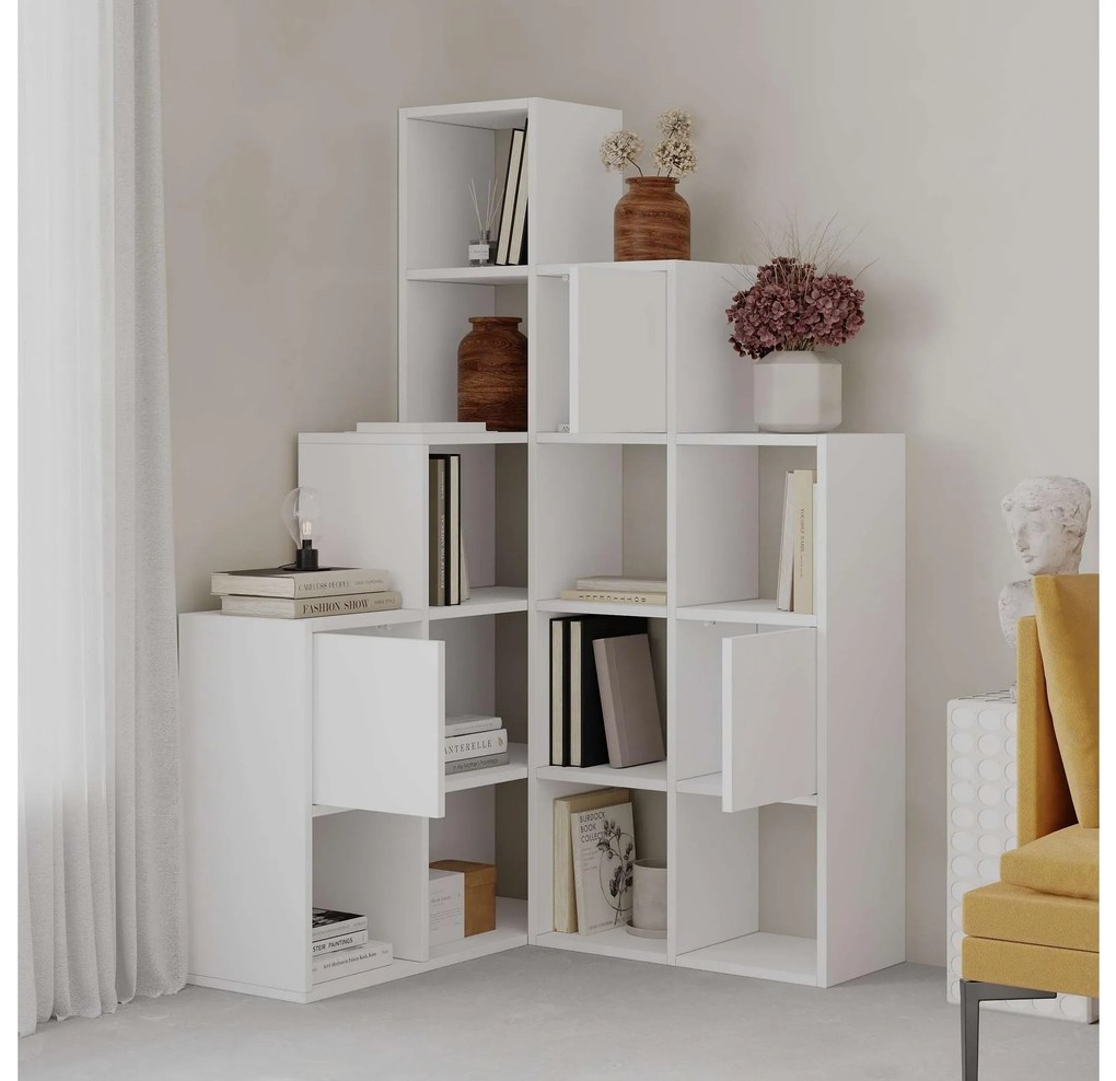 Regál Paltea (biela) . Akcia -18%. Vlastná spoľahlivá doprava až k Vám domov. 1102454