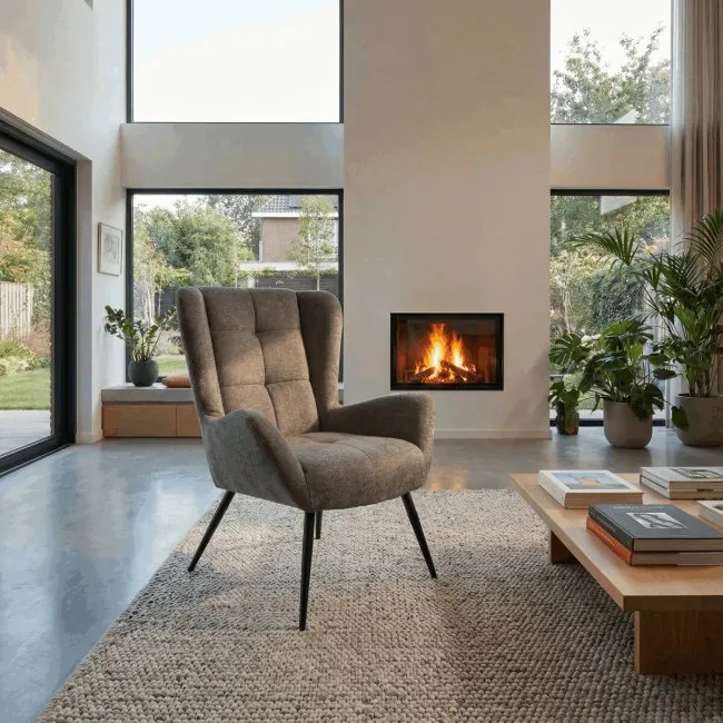 Kreslo sivé AK-H9206 GREY2