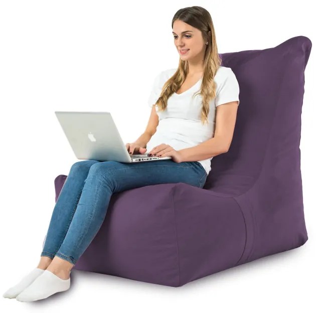 Moderné kreslo DISTINTO fialová