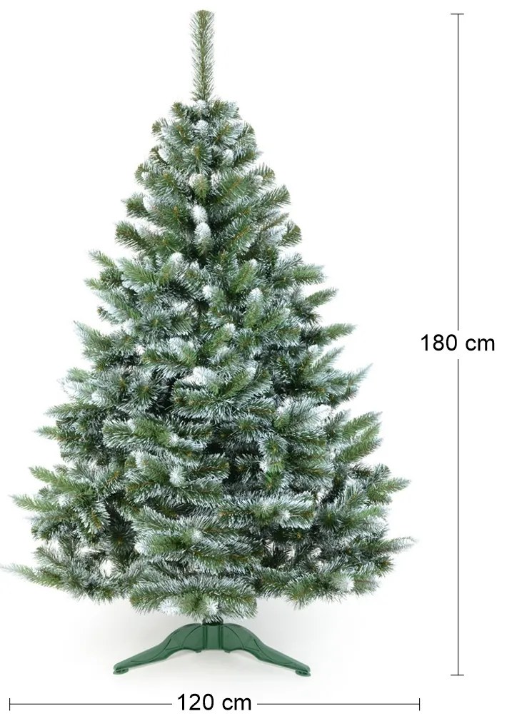 Vianočný stromček Christee 14 180 cm - zelená / biela
