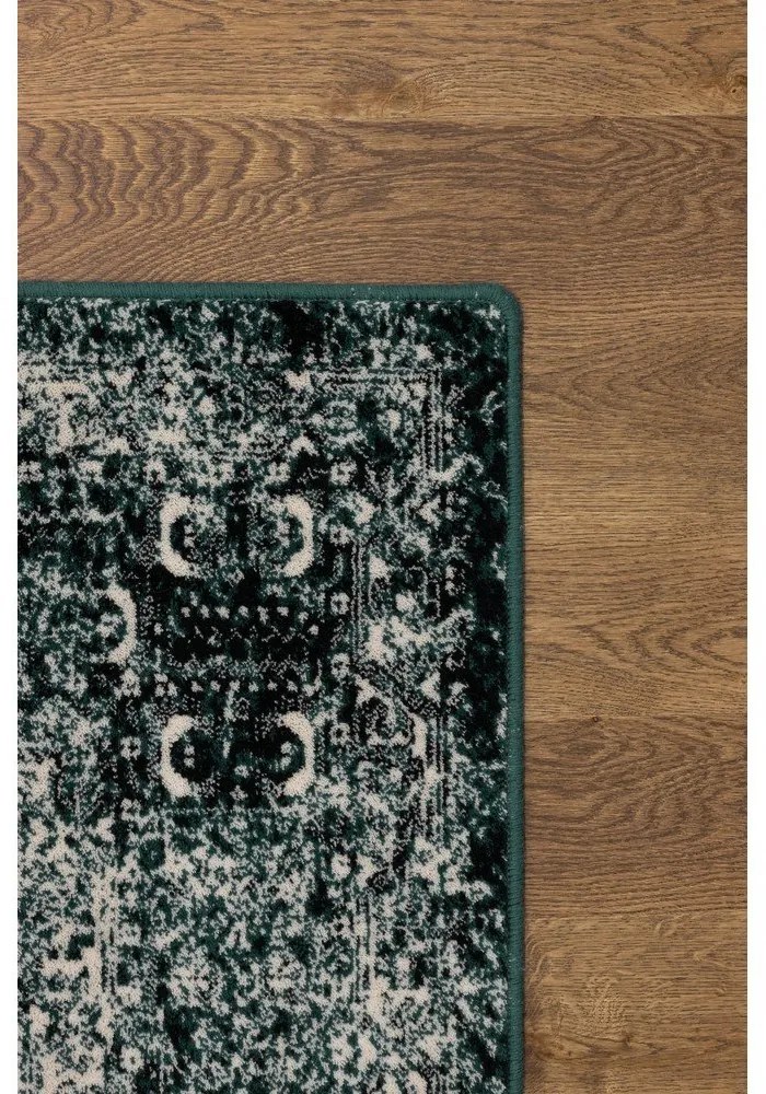 Vlnený koberec v petrolejovomodrej farbe 133x180 cm Eve - Agnella