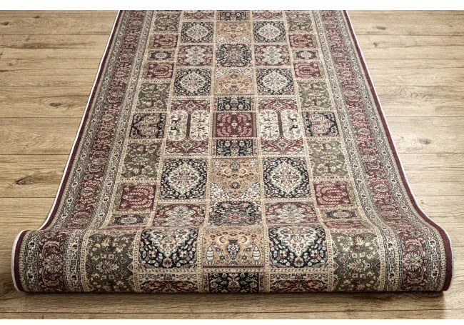 Protišmykový behúň LOTUS CASSETTES 39980 béžový / červený - Výpredaj