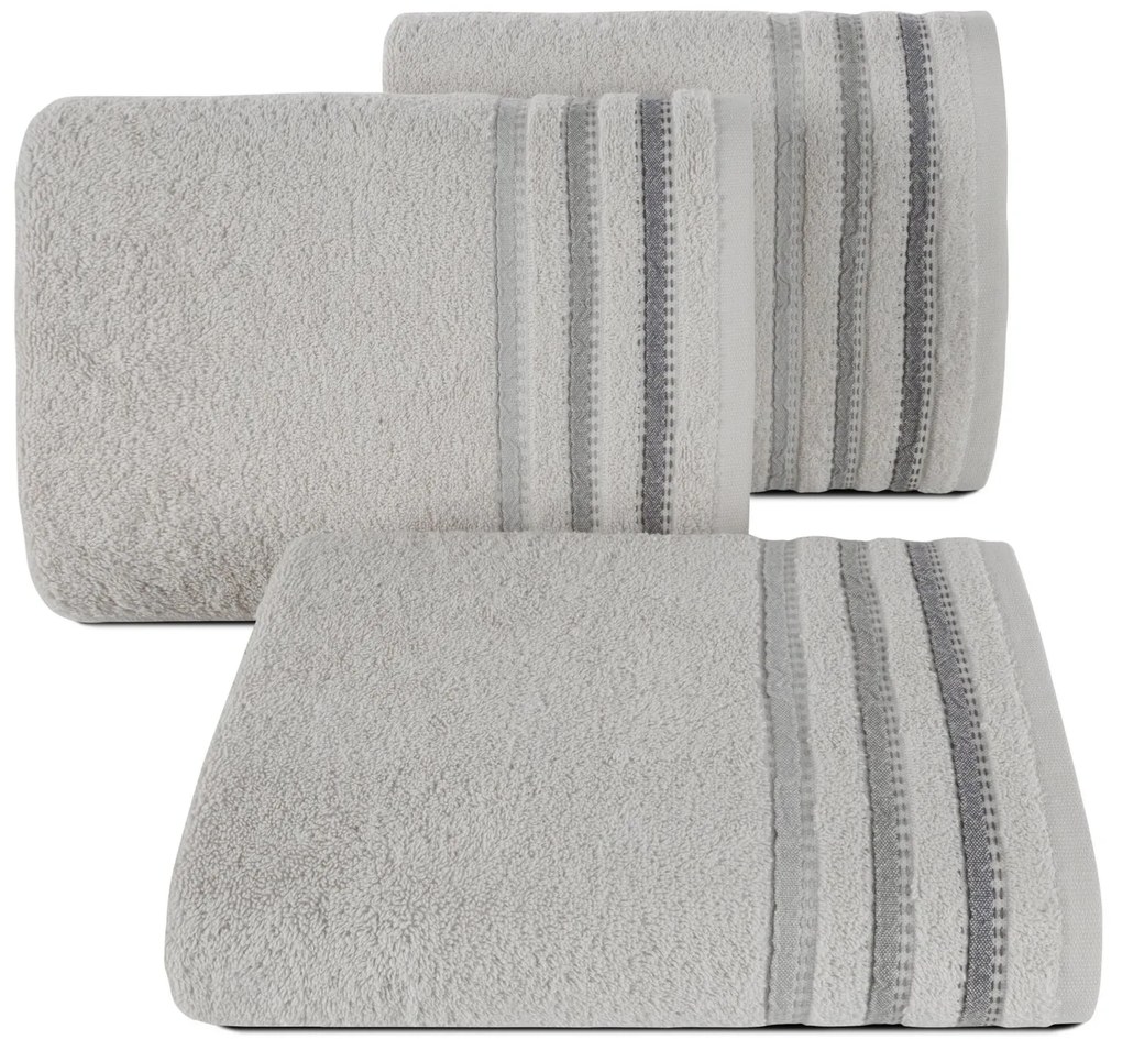 BAVLNENÝ UTERÁK IRENE 50X90 CM STRIEBORNÁ