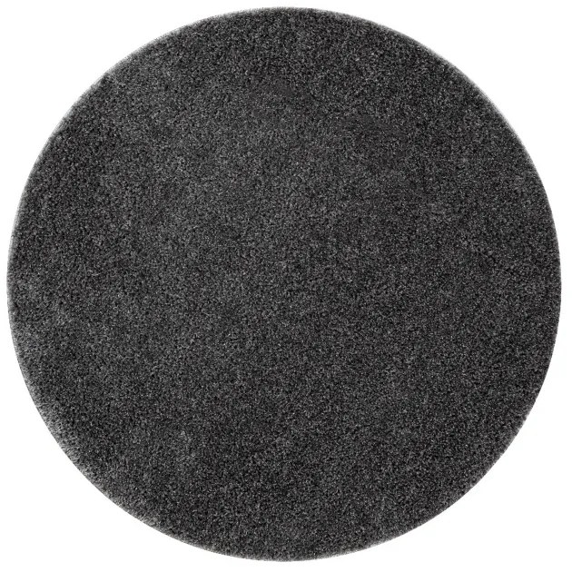 Kúpeľňový koberček SYNERGY glamour / lurex, sivý kruh