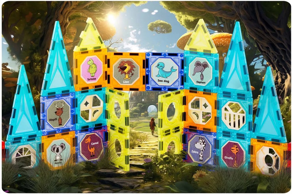 RK-768 Magnetické kocky Ricokids Tower